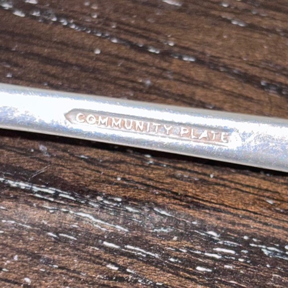 Oneida Community Plate | Debonair | Teaspoons | Set of 3 | 1955 | Art Deco - Picture 3 of 4